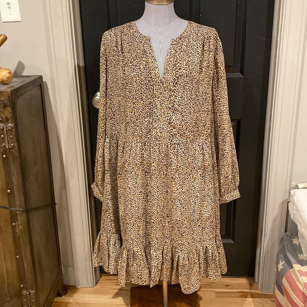 Vince Camuto Leopard Print Dress